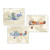 Vintage Airplane World Map Set 3 Prints Nursery decor