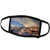 3dRose Greece Santorini Oia Colorful Buildings - EU12 DGU0366 -. - Face Covers  fc_81836_2