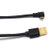 Gold Plated USB to Right Angle Micro USB Cable,Aggice 30cm Length Gold Plated USB 2.0 Type A to Right Angle Micro USB Male Extension Cable(Gold Plated USB A to Right Angle Micro USB)