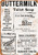 Wall-Color 7 x 10 Metal Sign - 1896 Buttermilk Toilet Soap - Vintage Look