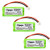 3 Pack Replacement Battery for AT and T TL88002 Cordless Phone  800mAh 2.4V NI-MH