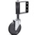 Ronlap Spring Loaded Gate Caster Heavy Duty Ageing Resistance Rubber Gate Caster with Universal Mount Plate 220 Lbs Capacity 4 Inches Black