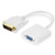 DVI to VGA Adapter,Azuunye DVI-D to VGA DVI 24+1 DVI-D Male to VGA Female Cable Adapter Converter,for DVI systems to connect to VGA displays,White.