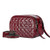Sindax Crossbody Bag for Women Quilted Shoulder Bag Lightweight PU Leather Handbag Wallet Travel Purse with Double Zipper