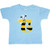 inktastic Cute Bee Initial T Baby T-Shirt 18 Months Light Blue 3caf6