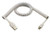 CGTime 10FT/3M Flat Spiral Coiled USB 2.0 to Mini USB Data Sync & Charge Cable (White)