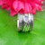 Simulated Citrine Gemstone Dangle Earrings for Womens Sterling Silver Earrings Round Earrings