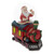 BestPysanky Santa Ringing a Bell on a Christmas Train Snow Globe