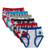 Marvel Spider-Man Boys  Briefs 6 Pairs  Size 4