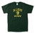 North Dakota State Bison 100-Percent Pre-Shrunk Vintage Mascot College Short Sleeve Tee Medium Forest