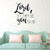 Christian Wall Decal - Lord Let Them See You In Me - Vinyl Scripture And Religious Home Bathroom Decor - Church Decoration
