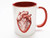 Anatomical Heart Mug Red 11 oz. Human Anatomy Cardiologist Medical Office Graduation Gift Doctor Nurse