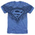 Popfunk Superman Winged S Shield Logo All Over T Shirt  and  Stickers  Large  Blue