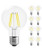 SHINESTAR 8-Pack Dimmable G25 LED Globe Light Bulbs 60 watt Equivalent Daylight 5000K Clear Vanity Light Bulb for Bathroom E26 Vintage Round Edison Light Bulb
