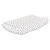 Black Triangle on White 100 percent Cotton Changing Pad Cover by The Peanut Shell