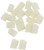 Uxcell Rectangle Adhesive Cable Tie Mount Clip, 7 mm, Off White Green, 20 Piece