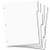 Crafter's Companion EZMount Tabbed Stamp Storage Panels 4/Pkg-8.5"X11"