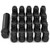 A-KARCK Lug Nuts M12 x 1.5 Black Bulge Acorn Wheel Lug Nuts Closed End 20PCS with 1 Lug Nut Key Cone Seat 1.38 inch Long 3 4 inch Hex