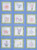 Jack Dempsey Themed Stamped White Quilt Blocks 9"X9" 12/Pkg-Flowers