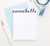 Calligraphy Personalized Stationery Set Modern Personalized Note Cards Your Choice of Colors and Quantity