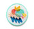 Color Club Embroidered Sew or Iron-on Backing Patch