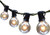 Guddl Outdoor String Lights 25ft Patio Lights with 33 G40 Bulbs  8 Spare  Connectable Globe String Lights for Party Tents Patio Gazebo Porch Deck Bistro Backyard Balcony Pergola Outside Decor