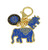 Feng Shui Anti Robbery Amulet 2021 with Blue Rhino Elephant