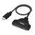 Qook USB C to SATA Adapter Cable - SATA to USB Type C External Converter and Cable for 2.5" SSD/HDD Drives