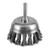 EAB Tool 2160417 2 1/2" Carbon Steel Knotted Wire Cup Wire Brush - Recyclable,