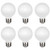 KGC LED Edison Globe Light Bulb Warm White 2700K CRI 95 LED Filament Light Bulb 4.5W Equivalent to 40W G80 Dimmable 450LM E26 Base Bathroom Vanity Mirror LightFrosted Glass  G80-2700K-6Pack
