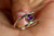 925 Sterling Silver Amethyst Ring Natural Amethyst Dainty Ring 5 mm Round Ring