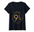 Womens Harry Potter Platform 9  and 3 4 Line Art V-Neck T-Shirt