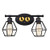 Pauwer Industrial 2 Light Bathroom Vanity Light Metal Wire Cage Wall Sconces Farmhouse Vintage Bathroom Wall Light Fixtures for Bathroom Vanity Mirror Pauwer Industrial 2 Light Bathroom Vanity Light Metal Wire Cage Wall Sconces Farmhouse Vintage Bathroom Wall Light Fixtures for Bathroom Vanity Mirror