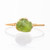 Raw Peridot Ring Size 5 Yellow Gold August Birthstone
