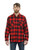 YAGO Men s Long Sleeve Flannel Plaid Button Down Shirt YG2508  Red Black XXXXX-Large YAGO Men s Long Sleeve Flannel Plaid Button Down Shirt YG2508  Red Black XXXXX-Large