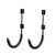 AA Products Kayak Storage Hanger Rack for Canoe Paddle Kayak Accessories Wall Mount Hanging Hooks for Indoor Outdoor Set of 2