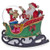 BestPysanky Santa Rocking Sleigh Water Snow Globe