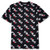 Fila Mens Big and Tall T Shirt with All Over Logo Print Black 5X