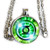 Green Lantern inspired symbol pendant necklace - HM