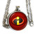 Incredibles movie inspired - pendant necklace - HM