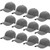 Falari Wholesale 12-Pack Baseball Cap Adjustable Size Plain Blank Solid Color  Dark Gray