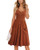 Lyrur Women s Flattering Boho Floral Beach Summer Flowy Skater Dress Big Pockets Sundress with Straps L 9075-Caramel Lyrur Women s Flattering Boho Floral Beach Summer Flowy Skater Dress Big Pockets Sundress with Straps L 9075-Caramel