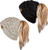 Messy Bun Beanie Tail Bundle - 1 Confetti Oatmeal 1 Confetti Black  2 Pack