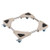 Multi-Functional 4 Wheels Movable Base Stands with Size Adjustable Telescopic Furniture Dolly Roller for Dryer Washing Machine and Refrigerator