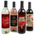 Rosh Hashanah - Jewish New Year Wine Bottle Label Stickers - Set of 4