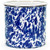 Golden Rabbit Enamelware - Cobalt Blue Swirl Pattern - Utensil Holder