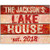 Personalized Lake House Sign Print - 11x14 Unframed Art Print - Great Gift and Decor for Cabin Under  30  Printed on Paper Not Wood