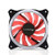 CoolerAge CF12025 Cooler Computer LED Fan 120mm Cooling Fan for Computer Case CPU Cooler Water Cooling DC 12v 1200RPM 3 Pin Fan (Red)