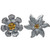 SONGXIN Metal Flowers Wall Art- Thanksgiving Christmas Indoor or Outdoor Decorations Wall Sculptures Hanging for Bathroom Livingroom Bedroom Garden Set of 2 Silver Galvanized Flowers SONGXIN Metal Flowers Wall Art- Thanksgiving Christmas Indoor or Outdoor Decorations Wall Sculptures Hanging for Bathroom Livingroom Bedroom Garden Set of 2 Silver Galvanized Flowers