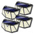 Solar Lights Outdoor 128 LEDs Pathinglek Solar Motion Sensor Light IP65 Waterproof Solar Security Lights with 270Wide Angle and 3 Modes Solar Wall Light for Garden Yard Garage Fence Pool  4 Pack